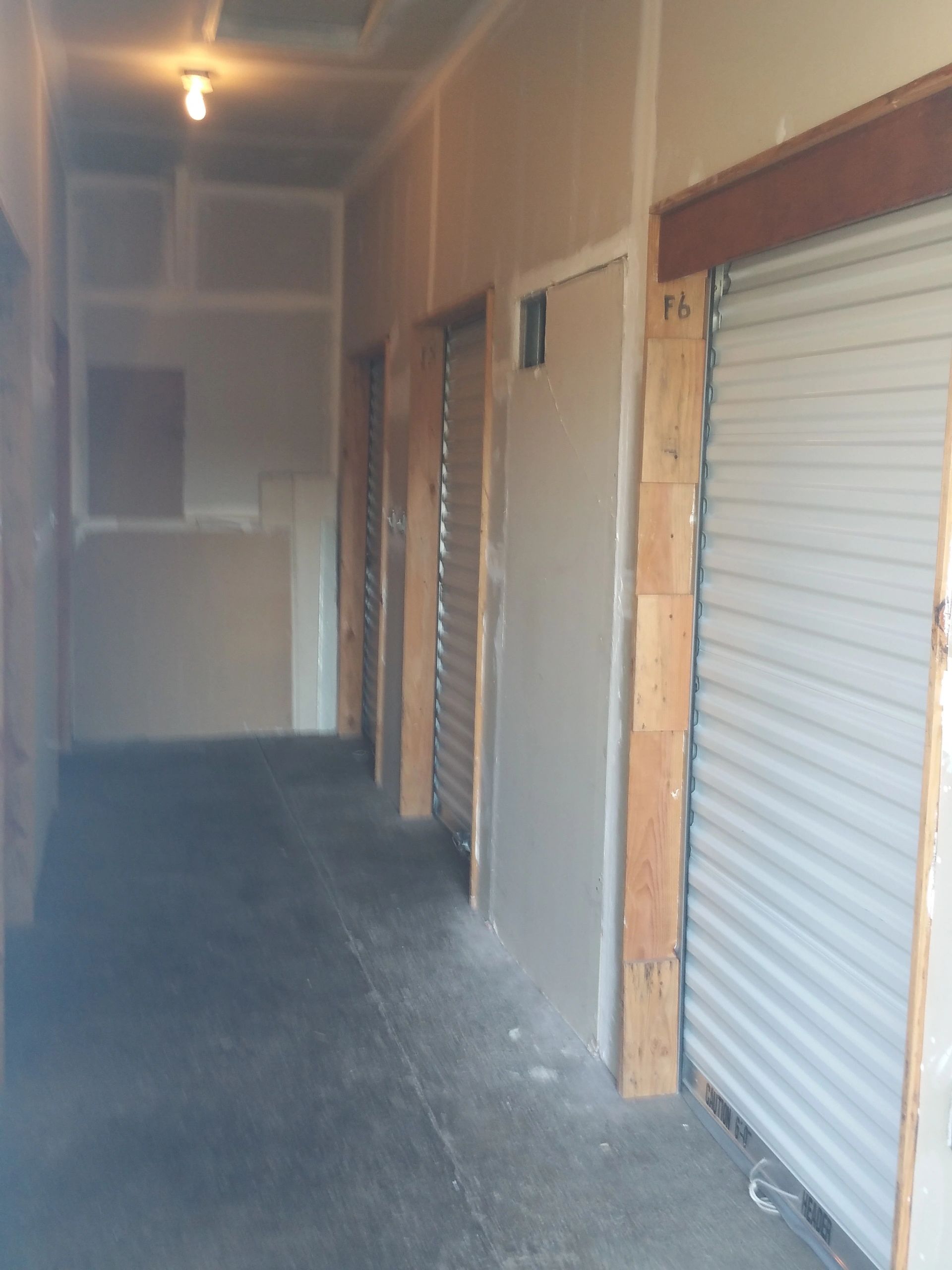 Interior corridor with unit doors