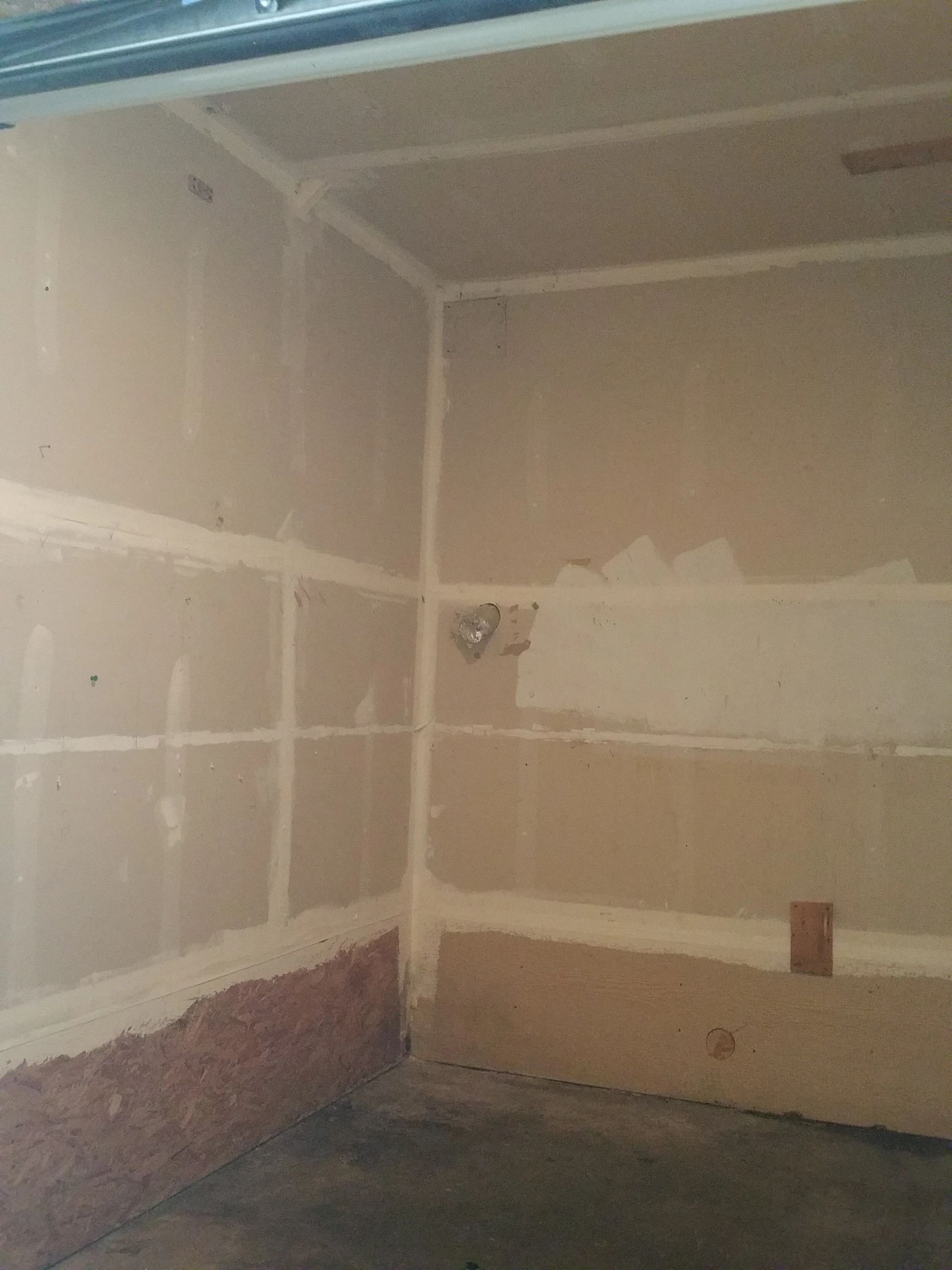 Inside a storage unit